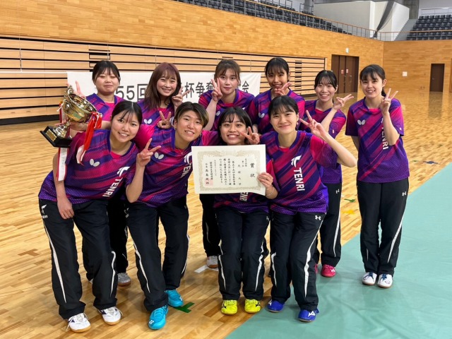 卓球部女子団体優勝