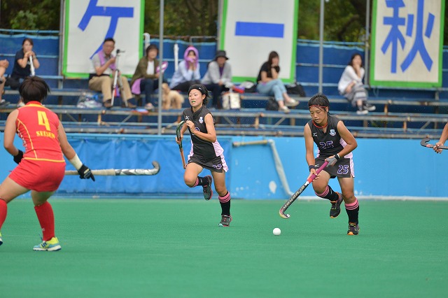 写真は2016年関西学生ホッケー秋季リーグ聖泉大学戦