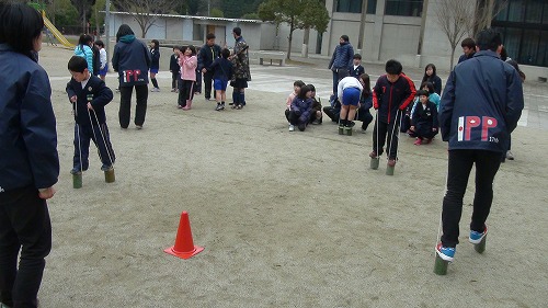 菟田野小学校でのリハーサル