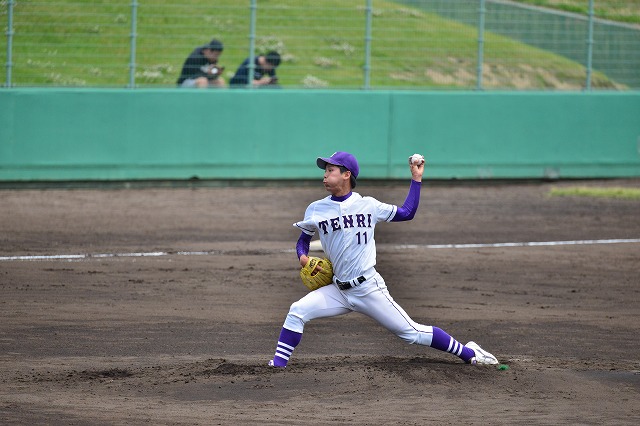 開幕戦で完投勝利の森浦大輔投手（写真：春季リーグ戦）