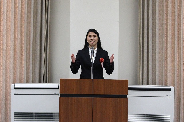 準優勝を獲得した野口さん