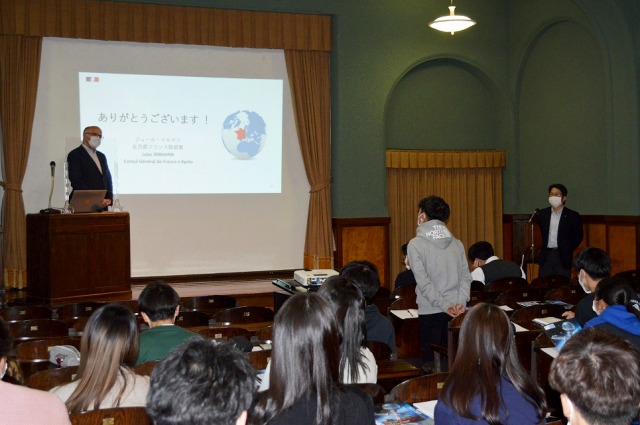 講義終了後にて学生より質問タイム